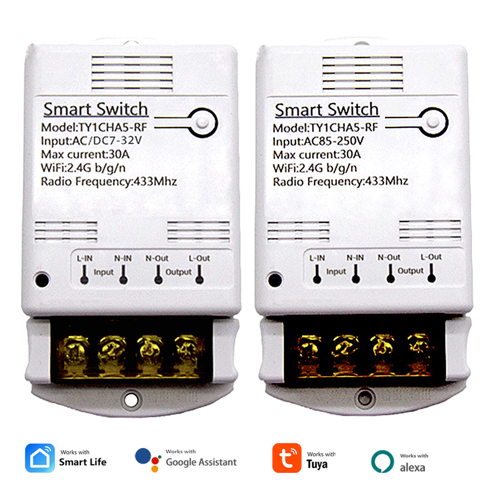 Home Automation Technology - Wifi 30A Relaismodule 85-250V 220V 7-32V