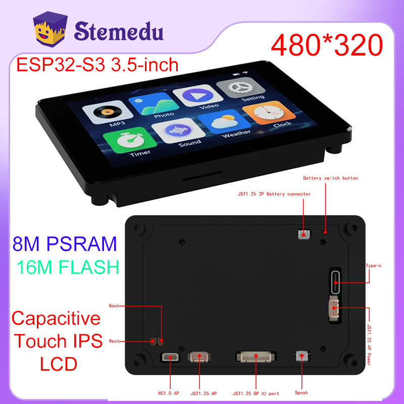 Home Automation Arduino - Mini ESP32-S3 3.5Inch Capacitieve Touch Ips