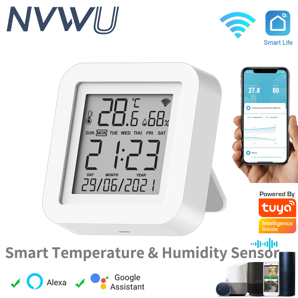 Home Automation Technology - Tuya WIFI temperatuur- en vochtigheidssensor voor