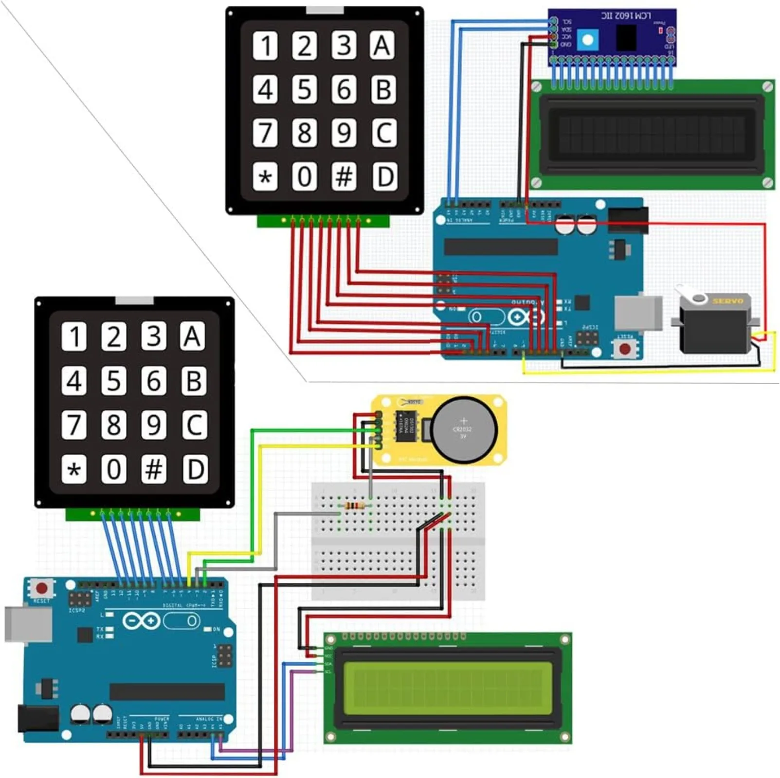 4x4 Matrix Membrane Keypad 16- - Home Automation Arduino recensie en prijs
