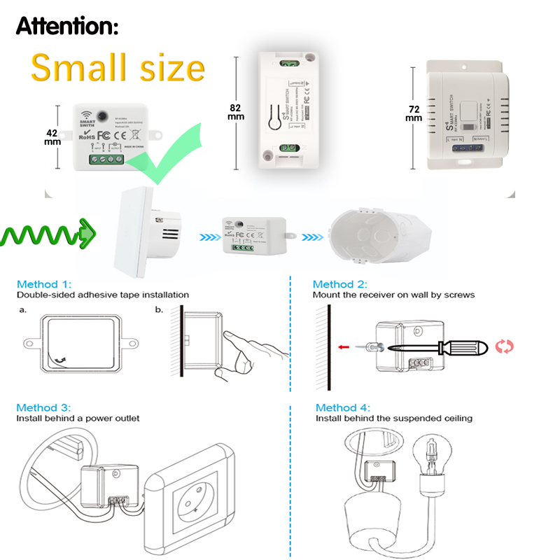 WIFI Mini schakelaar Tuya Smar - Home Automation Diy recensie en prijs